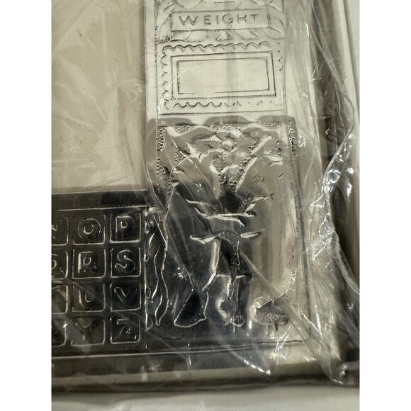 Vintage Empire Pewter Baby Picture Frame * Rare NEW In Package* Stork Nursery - Picture 14 of 15